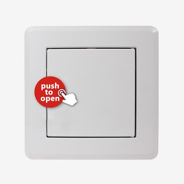 HKW voordeur QUATTRO PUSH S, wit, 98203
