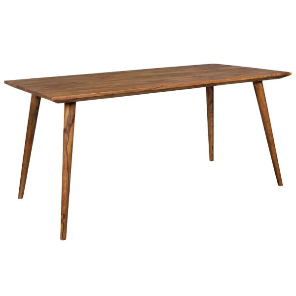 Wohnling eettafel REPA 120 x 60 x 76 cm Sheesham rustiek massief hout, WL1.965