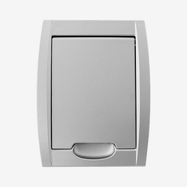 HKW zuigmof - PREMIUM, mat aluminium, 015710