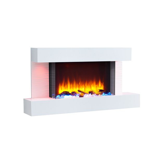 RICHEN elektrische haard Aieda, 2000 W, kleur: wit, EF279A-MT279D