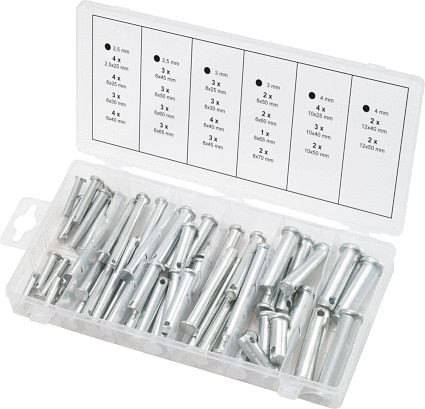 KS Tools assortiment borgbouten, diameter 5-12 mm, 21 maten, 60 stuks, 970.0210