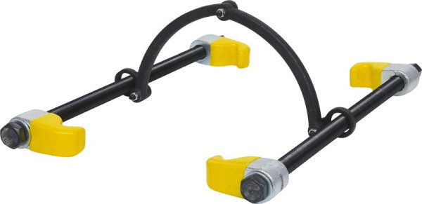 KS Tools veerspanner met veiligheidsbeugel, haak met kunststof coating, 300 mm, 670.0051