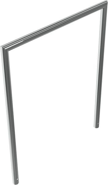 Schake RVS buisbeugel Ø 48 mm, totale breedte 1000 mm, 449_87