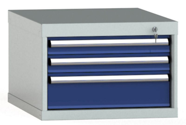 KLW ladekast 400 x 572 x 750 mm H x B x D, inbouwmaten: 300 mm, indeling: 27x36 stuks, SEB0400-03EP-001