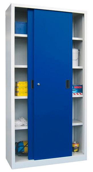 Pavoy schuifdeurkast 1950/600/1000, gegalvaniseerde planken, 30302-100-600-735515