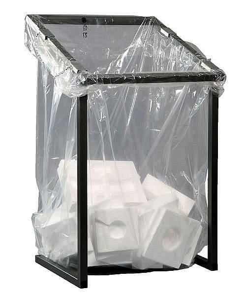 Renner grootvolume-recyclingverzamelaar "MEGA", voor vouwzakken 1000 L, stationair, breedte 730 mm x diepte 695 mm, antraciet-ijzermica, 8025-10