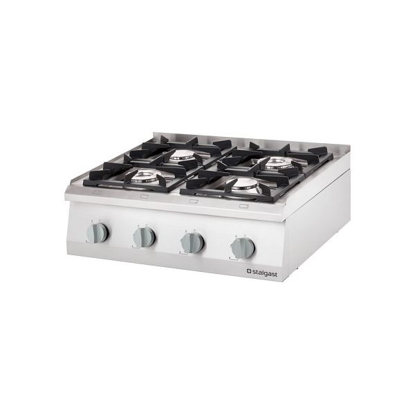 Stalgast gaskookplaat als tafelmodel 700 serie ND - G20, 6 branders (3,5 + 3x5 + 2x7), SL33610TE