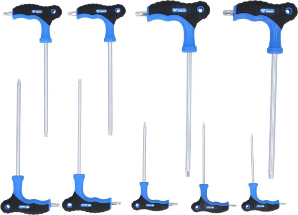 Brilliant Tools T-Handle Torx® met gezichtsgat Stiftsleutelset, 9-delig, BT041200