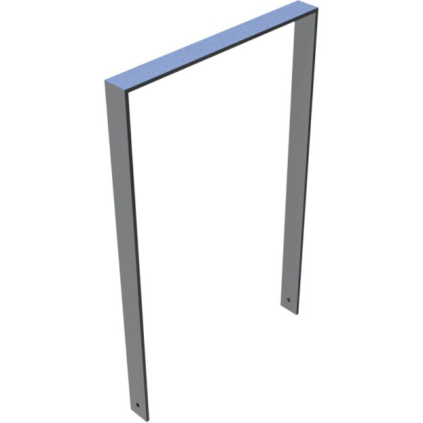 Stone HGS leunbeugel/afzetbeugel -Apelland-, 750mm/gecoat DB 703, beugel: 80 x 12 mm, 452.075b