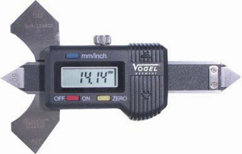 Vogel Germany digitale lasnaadmeter, met data-uitgang RS 232 C, 0 - 20 mm / 0 - 0,8 inch, 474410