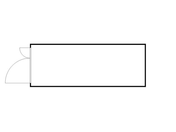 FLADAFI materiaalcontainer MC1600 XXLTS, verzinkt, gedemonteerd, 6.020 x 2.540 x 2.595 mm