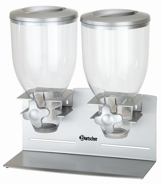 Bartscher mueslidispenser, 2 compartimenten, 500378