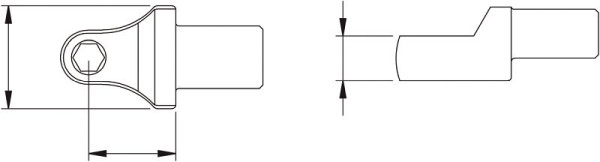 KS Tools 14x18mm inzetbithouder, voor bits 5/16", 516.2020