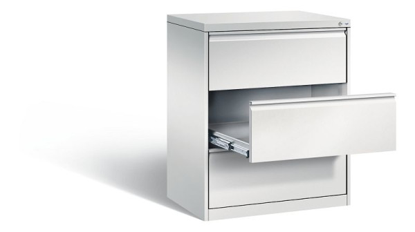 C+P archiefkast Acurado, H1045xB787xD590mm, kleur: lichtgrijs, handgreep, 12923-322 S10000