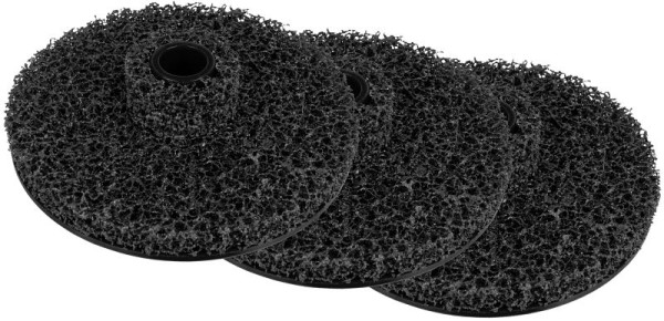 KS Tools vervangingsschijvenset voor wielnaaf middengatslijper diameter 160 mm, binnendiameter 50 mm, 3 stuks, 100.5067
