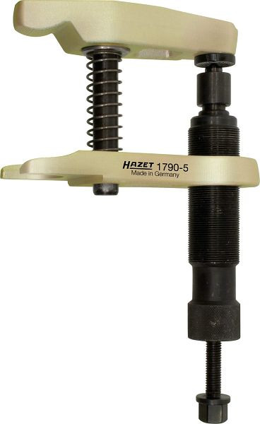 Hazet kogelgewrichttrekker, met hydraulische ondersteuning, voor auto's, bestelwagens, bedrijfswagens, maximale belasting 12 ton, oppervlak: gegalvaniseerd (Cr6 vrij), 1790-5