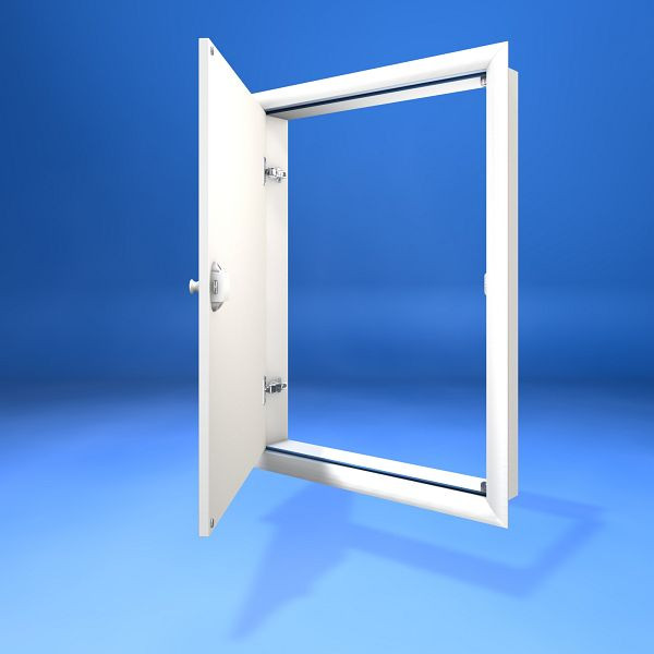 Wellhöfer kniewanddeur met PushLock sluiting, wandopening 70 x 80 cm, 482