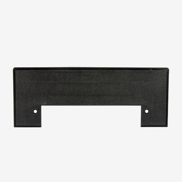 HKW frameafdekking voor bodemveegmondstuk - kunststof, zwart, 10004