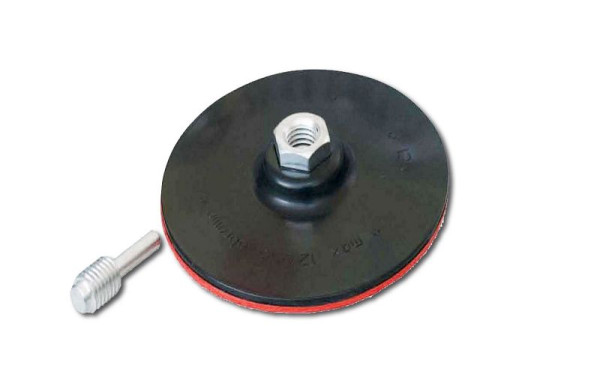VaGo-Tools 1x steunschijf 125mm polijstschijf Velcro schuurzool met doorn, 205-001x1_vx
