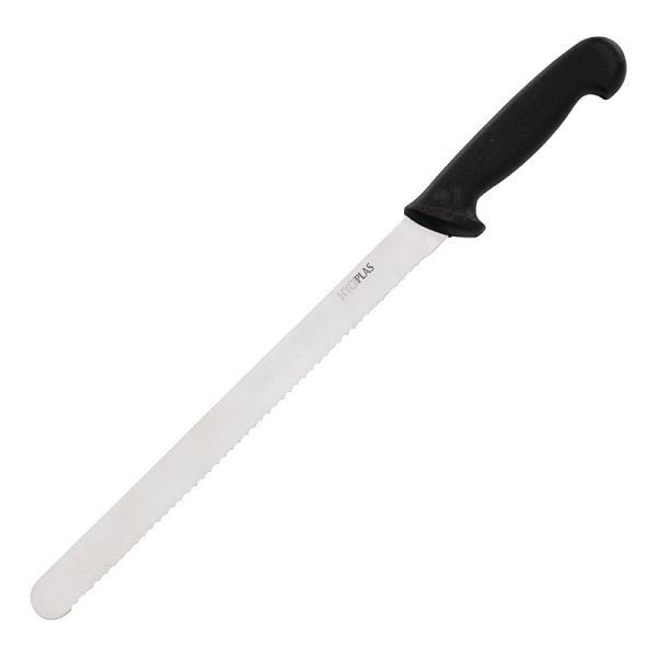 Hygiplas vleesmes getand 30cm zwart, C580