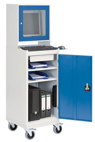 Bedrunka + Hirth computerwagen 105-3, 500 x 500 x 1550 mm, 04.105.C01