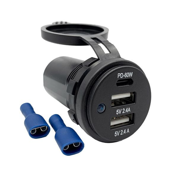 Offgridtec USB dubbele stekker USB-A / USB-C 5V, 8-01-014905