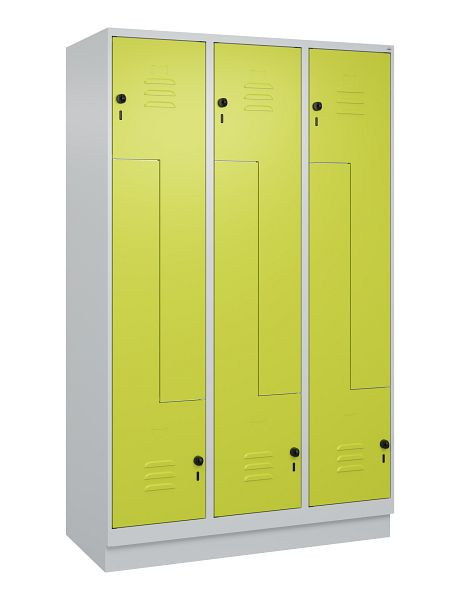 C+P Z-Spind Classic PLUS, C Z-Spind, Classic PLUS, Sockel, 6 Abteile, 1950x1200x500mm, 7035/0024, Drehriegel, 080023-326 S10010