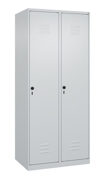 C+P luierkluis Classic PLUS, 2 vakken, 1850x800x500mm, 7035/7035, veiligheidsdraaigrendel, 080000-22 S10008