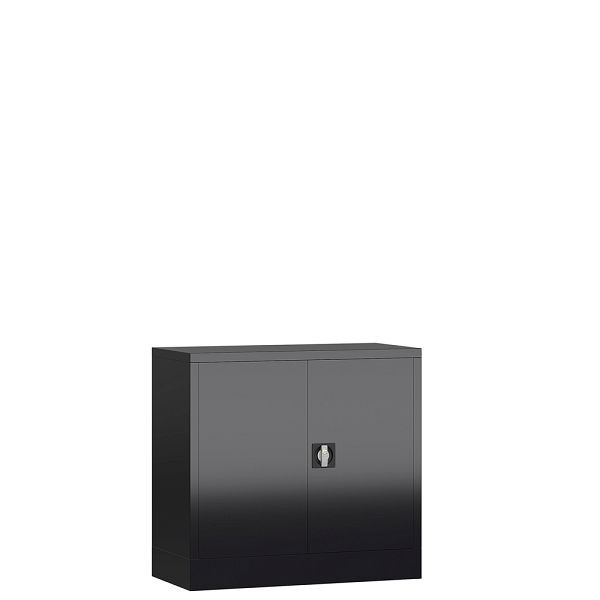 Lüllmann ClassiX draaideurkast, 750 x 800 x 380 mm, diepzwart, X-530309