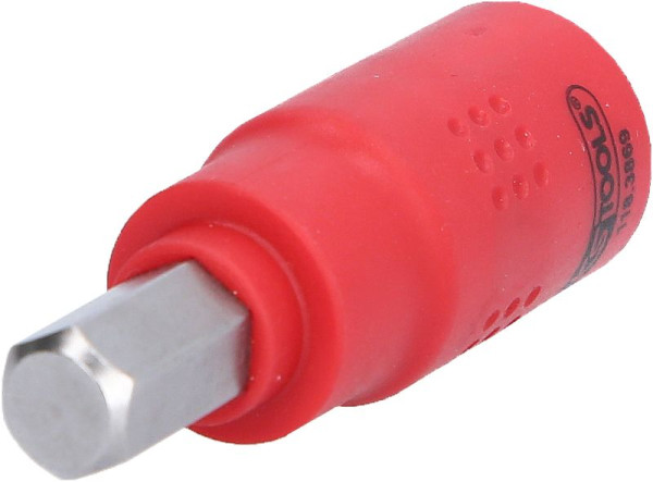 KS Tools 3/8" geïsoleerde bitdop-binnenzeskant, 10 mm, 60 mm lang, 118.3869
