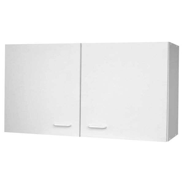 Lüllmann keukenwandkast, 2 deuren, 1 plank, 530 x 1000 x 350 mm, wit, 720210