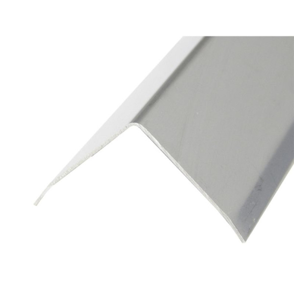 Stone HGS hoekbeschermingsprofiel van roestvrij staal, drievoudig gevouwen, 60 x 60 mm / 2500 mm, 1,0 mm, oppervlak: glad, 28284