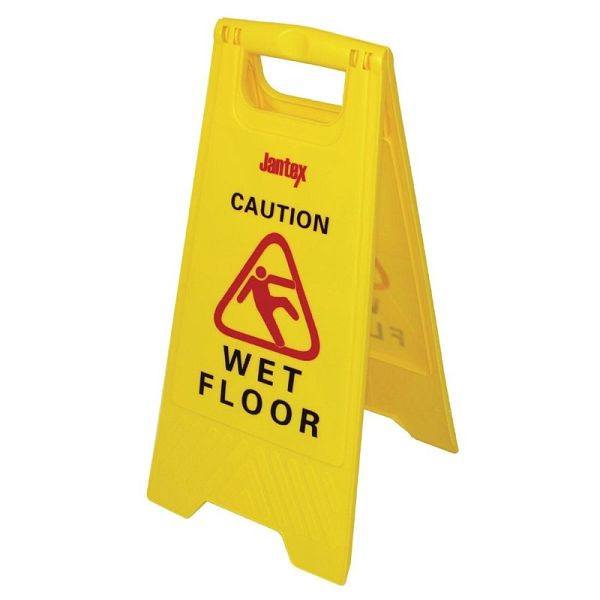 Jantex waarschuwingsbord "Natte vloer", L416