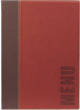 Contacto menumap A4, rood, 5831/049