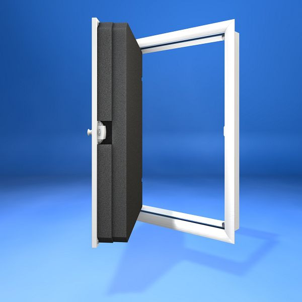 Wellhöfer kniewanddeur met PushLock-sluiting en 4D-isolatie, wandopening 70 x 100 cm, 493