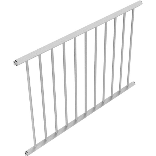Stone HGS hekrooster, schuttingpaneel zonder verf, vierkant 40x40mm, lengte 1500mm/hoogte 950mm, 418,15