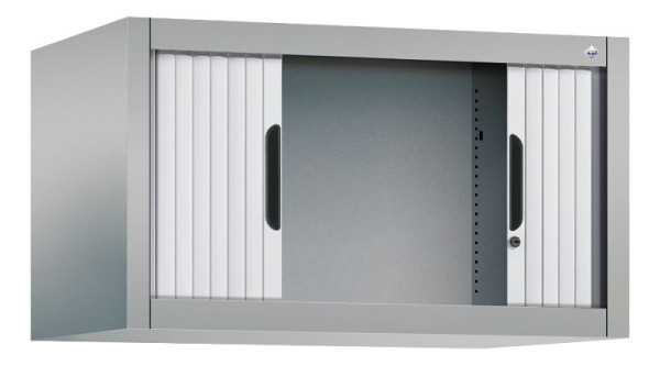 C+P rolluikkast Omnispace, H450xB800xD420mm, kleur: wit aluminium, verzonken handgreep, 3261-00 S10026
