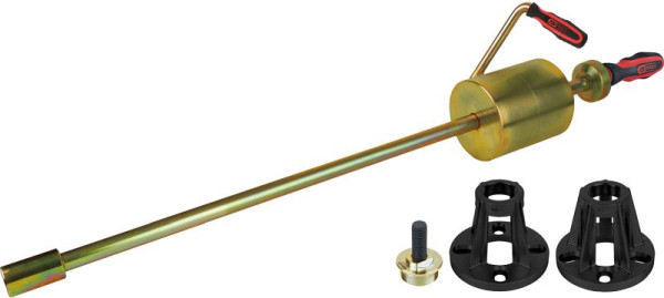 KS Tools aandrijfasaandrukset voor 4- en 5-gaats naven met slaghamer, 4-delig, 440.0720