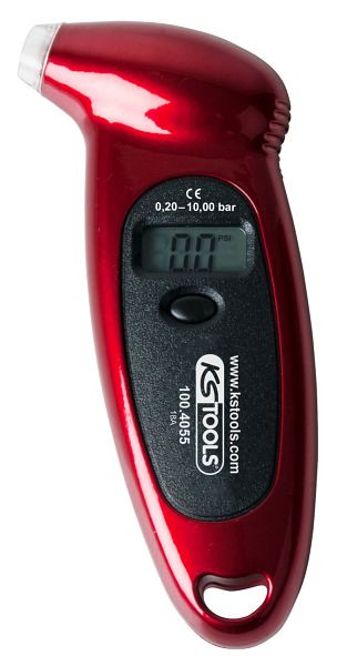 KS Tools Digitale bandenspanningsmeter, 0,20 - 10,0 bar, 100.4055