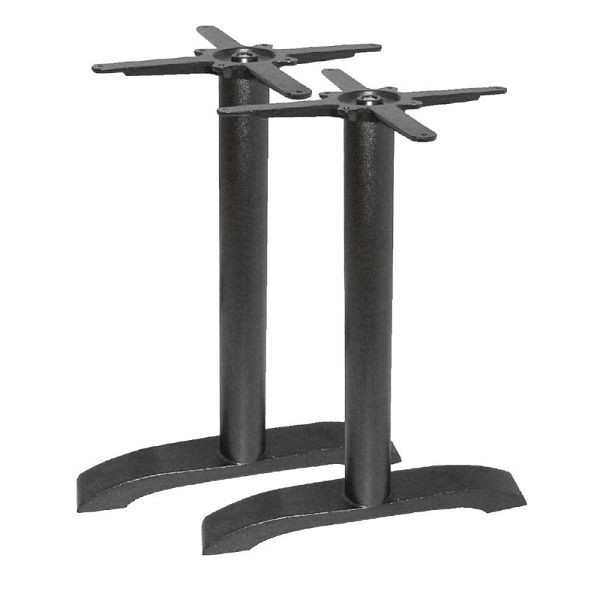 Bolero dubbele tafelpoot gietijzer 72cm hoog, VE: 2 stuks, DN642