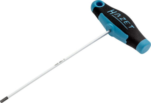 Hazet-schroevendraaier, met T-greep, binnenzeskantprofiel, 2 mm, zeskantkling, ergonomisch HAZET 2-componenten T-greep, 828-2