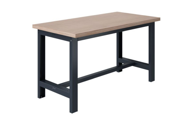 SOFAME SI zware werkbank B 1200 x D 750 x H 840 mm, multiplex werkblad 40 mm, antracietgrijs RAL 7016, W010010003GA