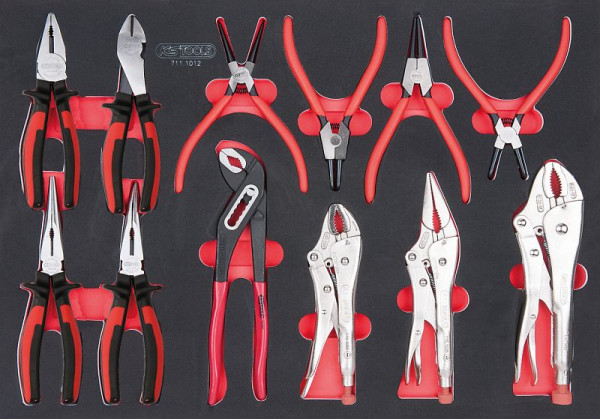KS Tools SCS tangenset, 12-delig in 1/1 systeeminzet, 711.1012