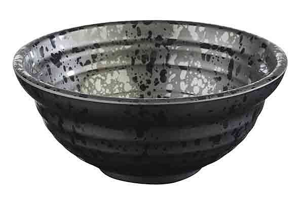 APS kom -GLAMOUR-, Ø 12 cm, hoogte: 5 cm, melamine, zwart, 0,35 liter, 84366