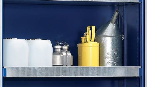 DENIOS opvangbak voor chemiekast Smart type 126, smal, inclusief bevestigingsmateriaal, 219287