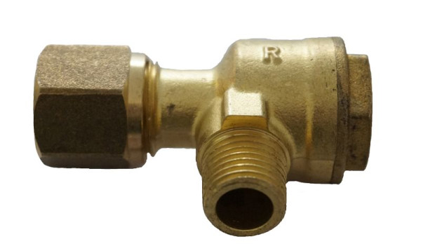 AEROTEC terugslagklep 1/4 inch AG -10 mm buis - zonder ontlastingsaansluiting, 9412186