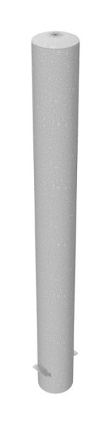 Schake stalen buispaal Ø 152 x 3,2 mm stationair voor inzetting in beton, thermisch verzinkt, totale lengte: 1500 mm, 40151