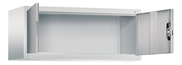 C+P bovenkast Acurado, H500xB1200xD500mm, kleur: lichtgrijs/wit aluminium, verzonken handgreep, 9484-000 S10185