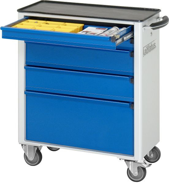 RAU gereedschapswagen serie adlatus, metalen onderstel, 5 x laden, 700x860x350 mm, 02-7100.11
