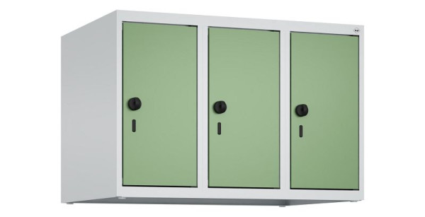 C+P kastopzet Classic PLUS, bovenkast, 7035, veiligheidsdraaigrendel, 500x750x500mm, reseda groen, 080090-39 S10006